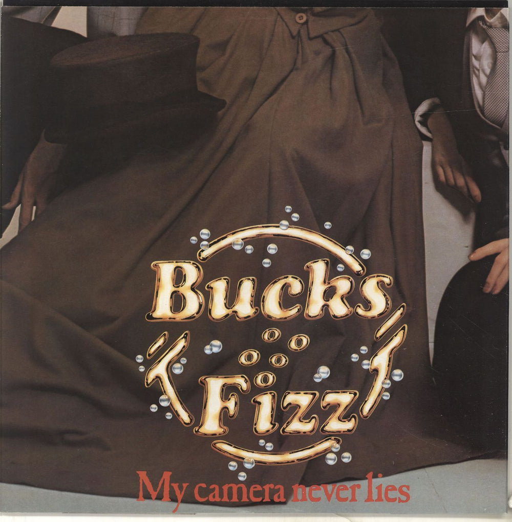 Bucks Fizz My Camera Never Lies + Poster sleeve UK 12" vinyl single (12 inch record / Maxi-single) RCAT202