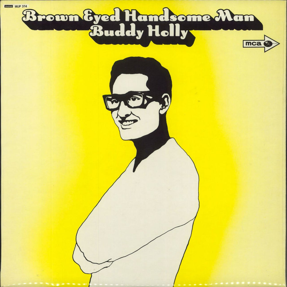 Buddy Holly Brown Eyed Handsome Man UK vinyl LP album (LP record) MUP314