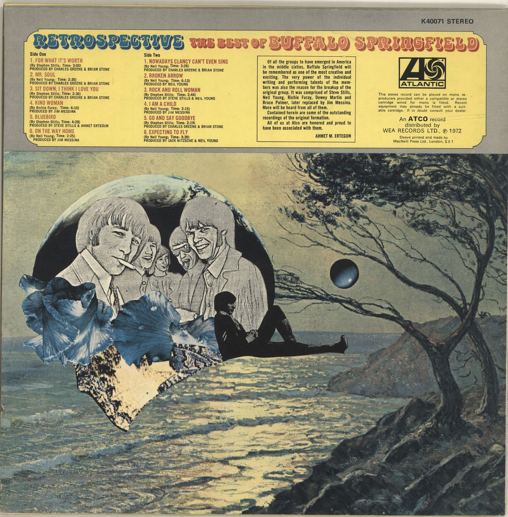 Buffalo Springfield Retrospective - EX UK vinyl LP album (LP record)