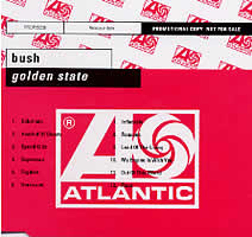 Bush Golden State - withdrawn German Promo CD album (CDLP) PROP05238