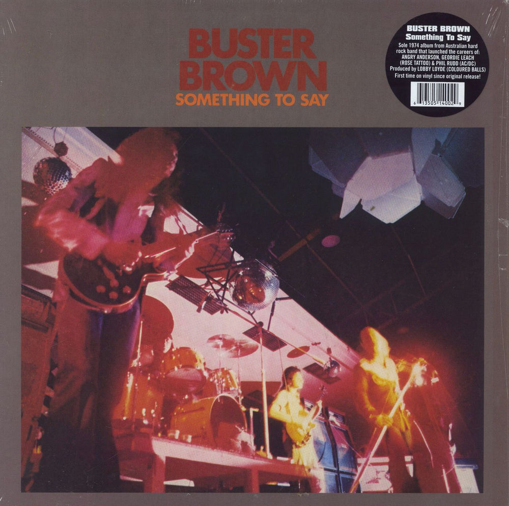 BUSTER BROWN (70S) Something To Say Australian vinyl LP album (LP record) BRC006