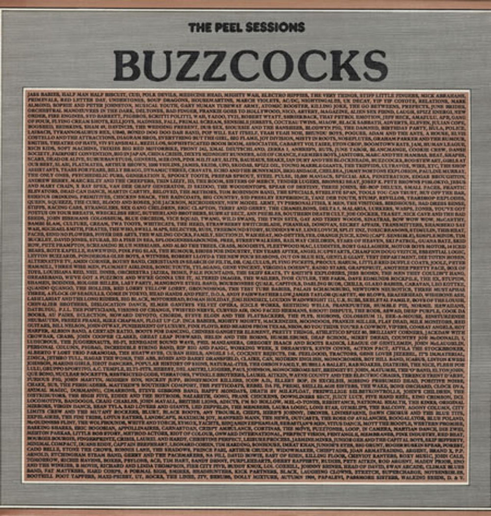 Buzzcocks The Peel Sessions UK 12" vinyl single (12 inch record / Maxi-single) SFPS044