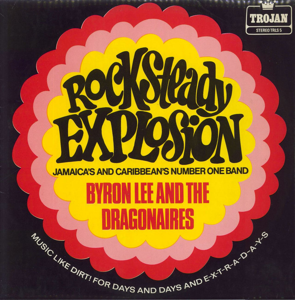 Byron Lee And The Dragonaires Rocksteady Explosion - EX UK vinyl LP album (LP record) TRLS5