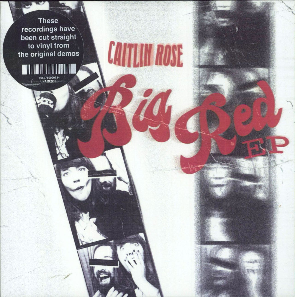 Caitlin Rose Big Red EP - RSD23 - Red Vinyl UK 7" vinyl single (7 inch record / 45) NAMES56