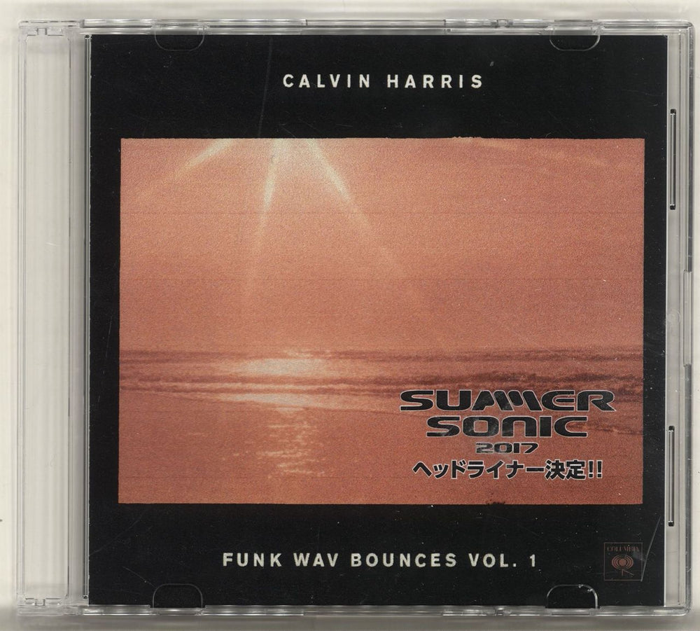 Calvin Harris Funk Wav Bounces Vol. 1 - Sampler Japanese Promo CD-R acetate SDCI-82202