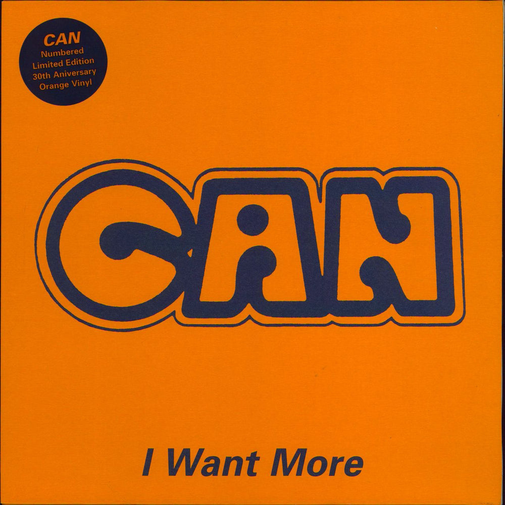 Can I Want More - Orange Vinyl + Numbered UK 12" vinyl single (12 inch record / Maxi-single) 12SPOON047