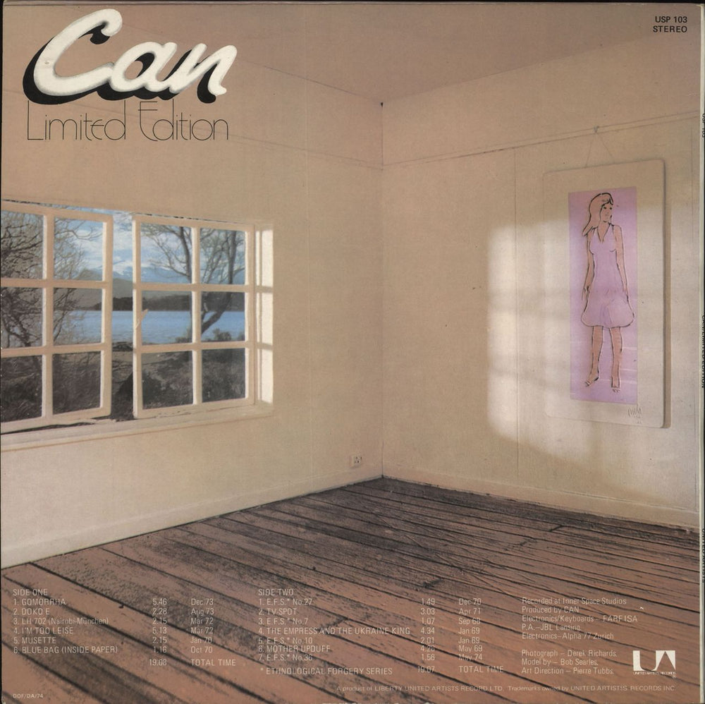 Can Limited Edition - EX UK vinyl LP album (LP record)