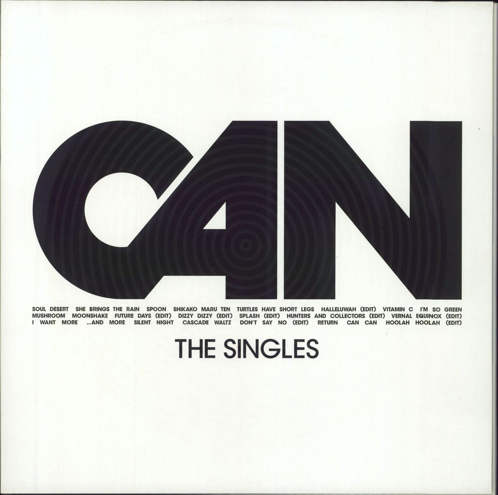 Can Singles UK vinyl LP album (LP record) SPOON60