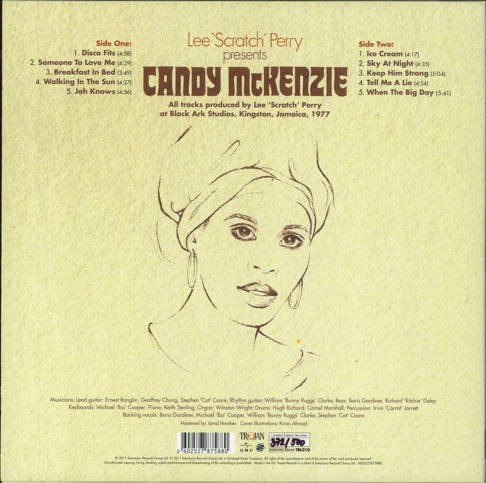 Candy Mckenzie Lee 'Scratch' Perry Presents Candy McKenzie UK vinyl LP album (LP record) 602527875880