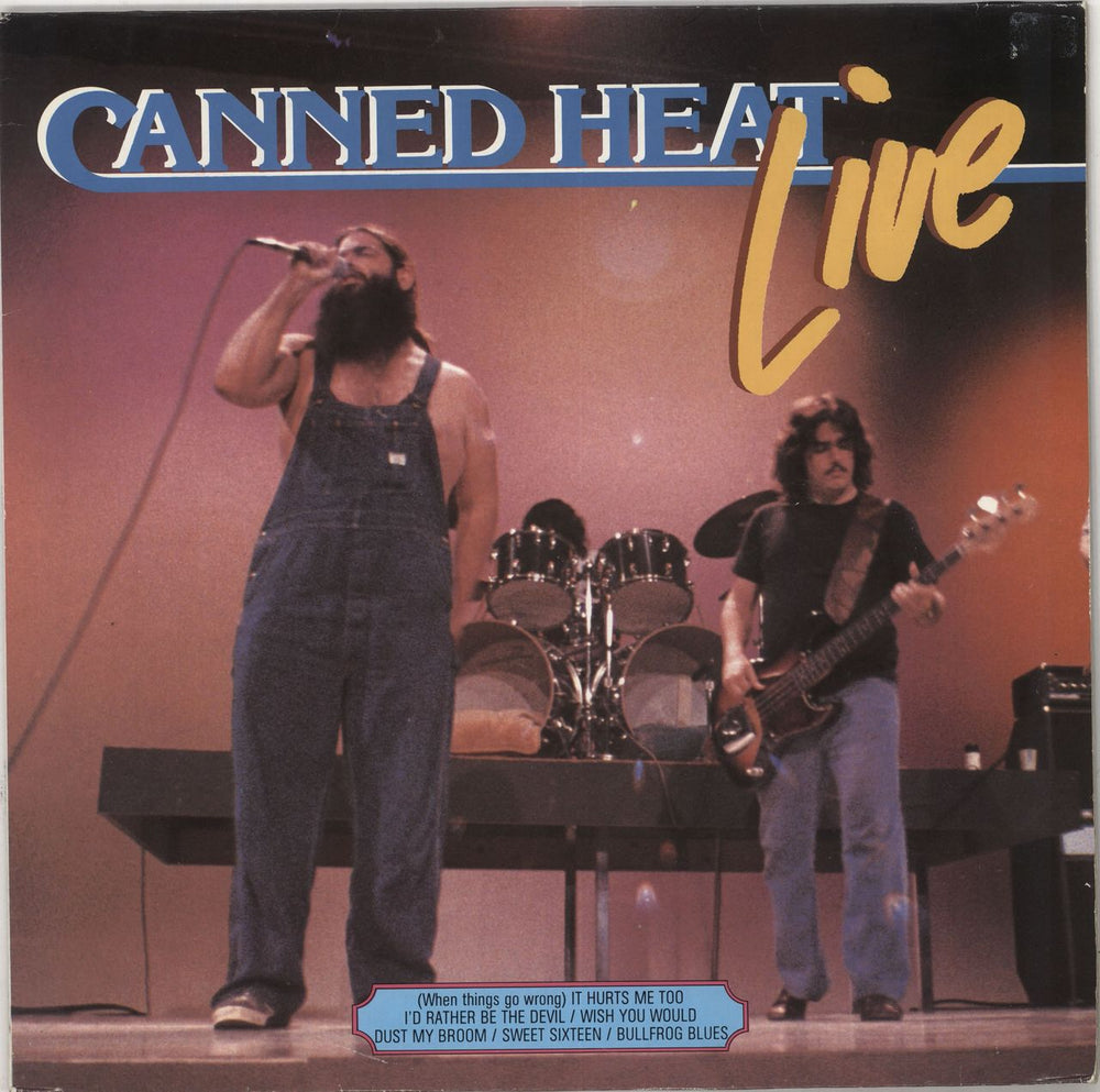 Canned Heat Live Dutch vinyl LP album (LP record) MA012185