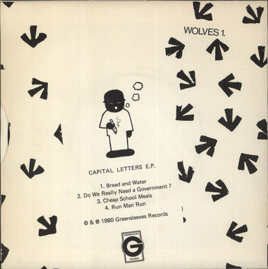 Capital Letters Bread And Water EP UK 7" vinyl single (7 inch record / 45)