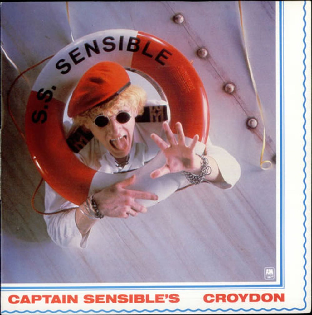 Captain Sensible Croydon UK 7" vinyl single (7 inch record / 45) CAP3