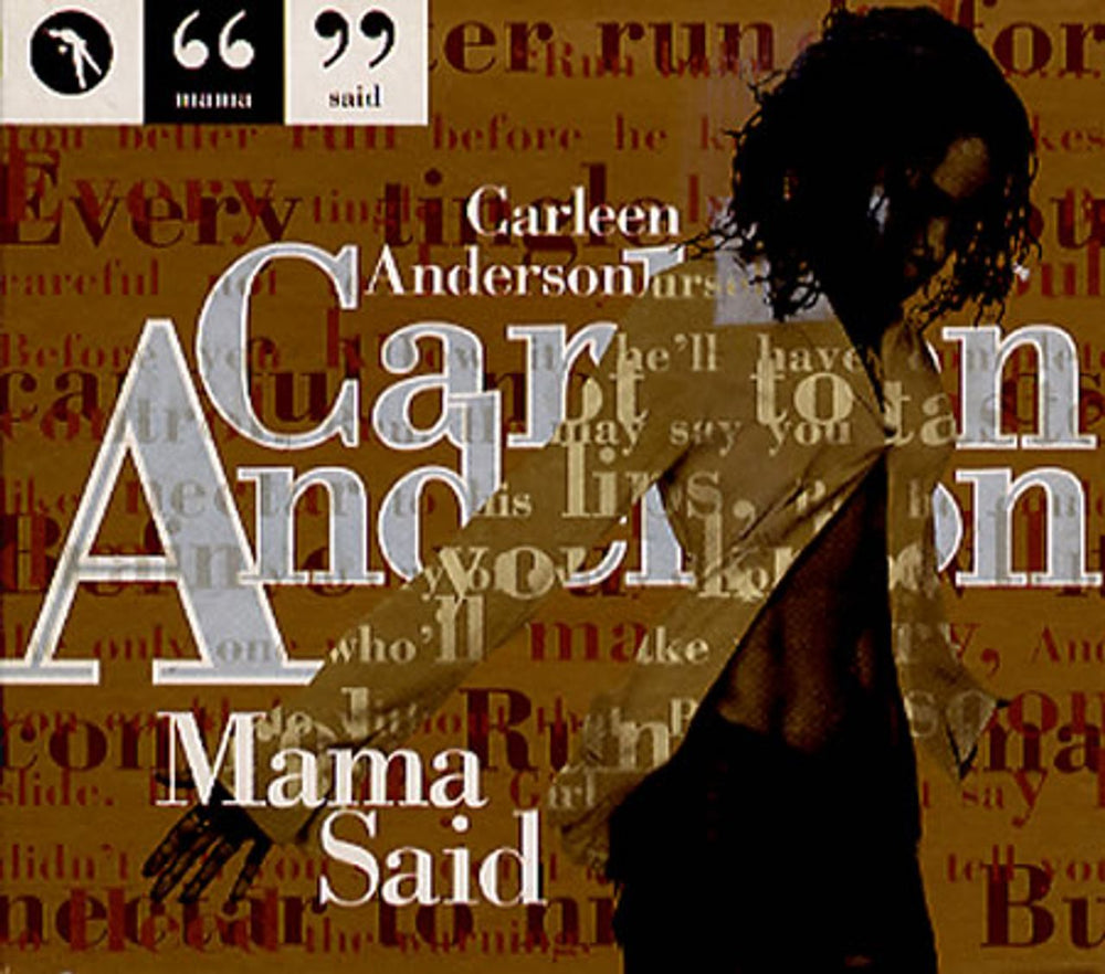 Carleen Anderson Mama Said UK CD single (CD5 / 5") YRCDG114