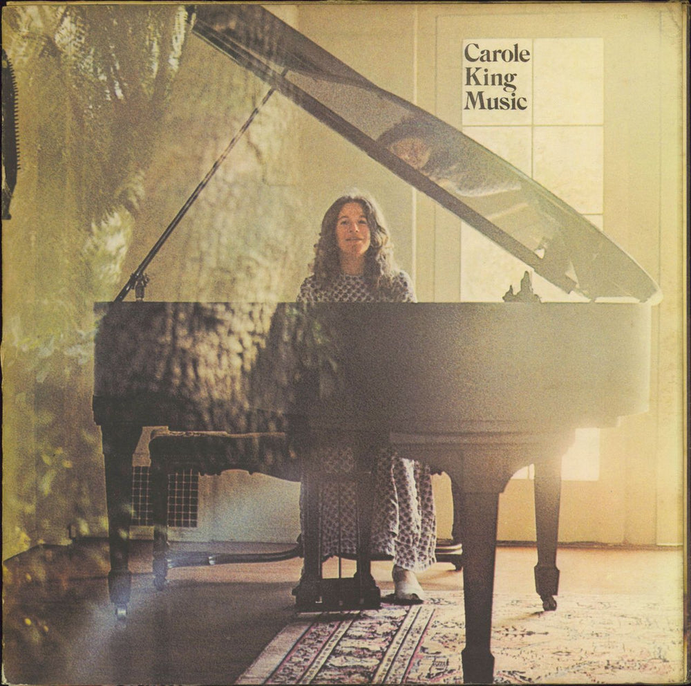 Carole King Carole King Music - 2nd + insert UK vinyl LP album (LP record) AMLH67013