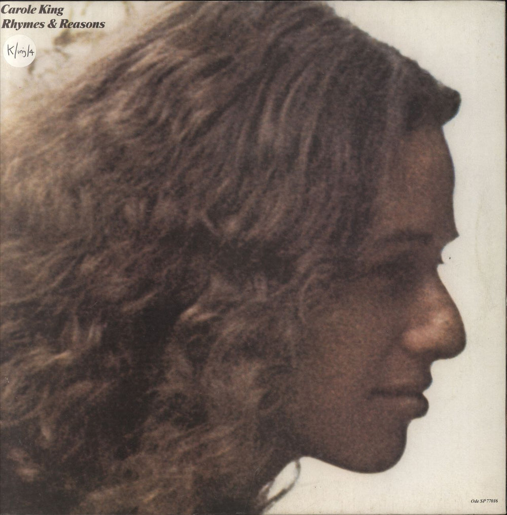 Carole King Rhymes & Reasons Australian vinyl LP album (LP record) SP77016