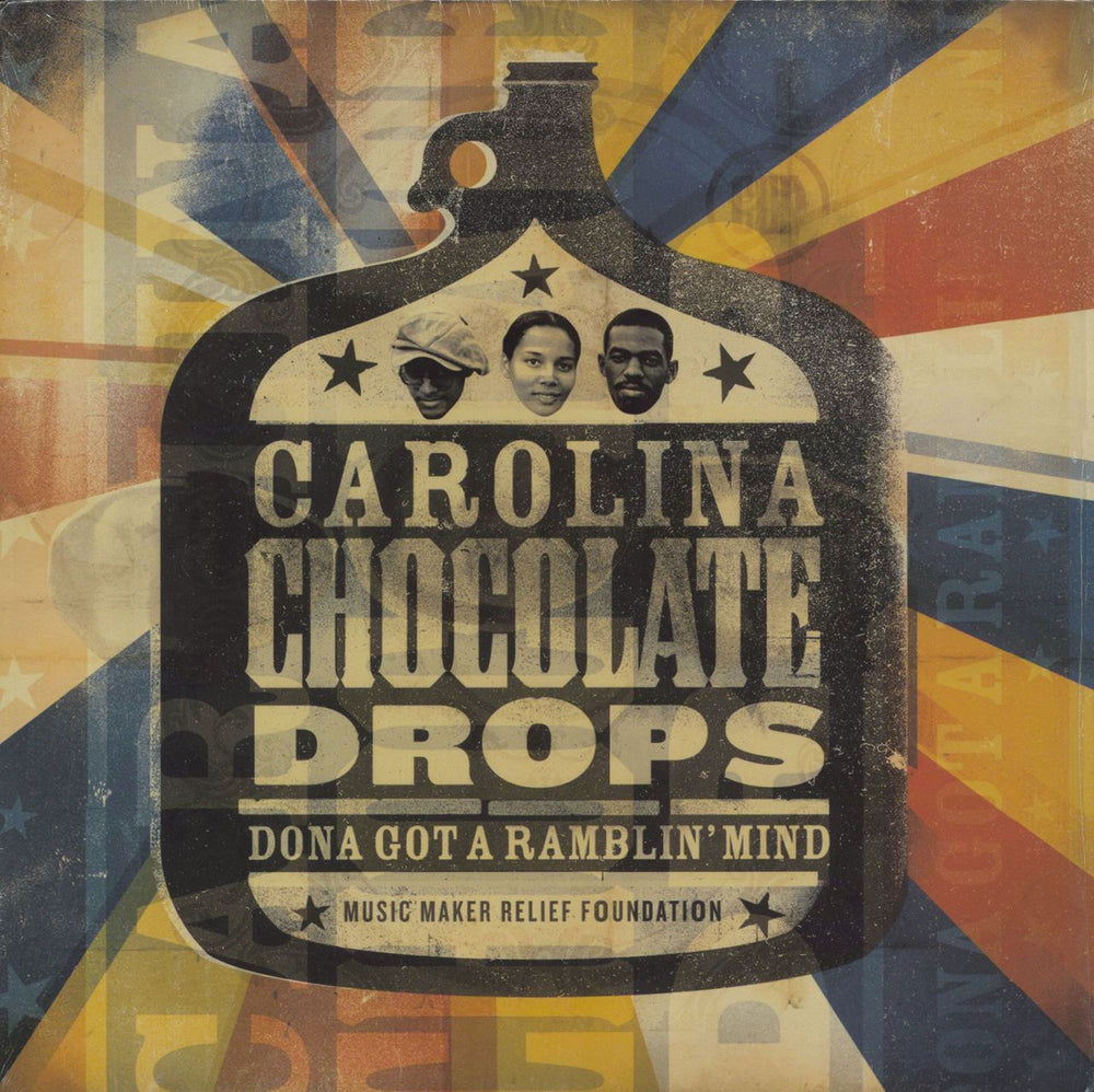 Carolina Chocolate Drops Dona Got A Ramblin' Mind + Shrink US vinyl LP album (LP record) MMCD #76