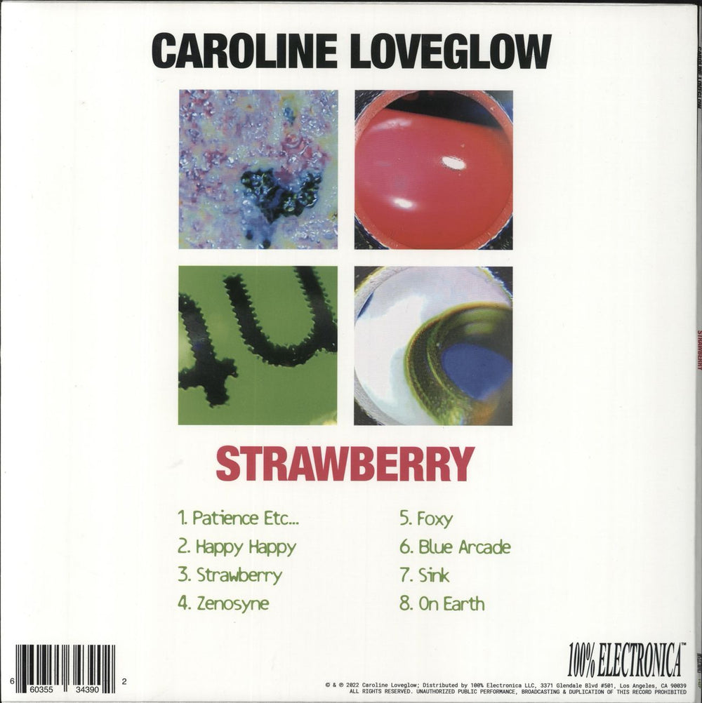 Caroline Loveglow Strawberry - Green Splattered Vinyl US vinyl LP album (LP record) 660355343902