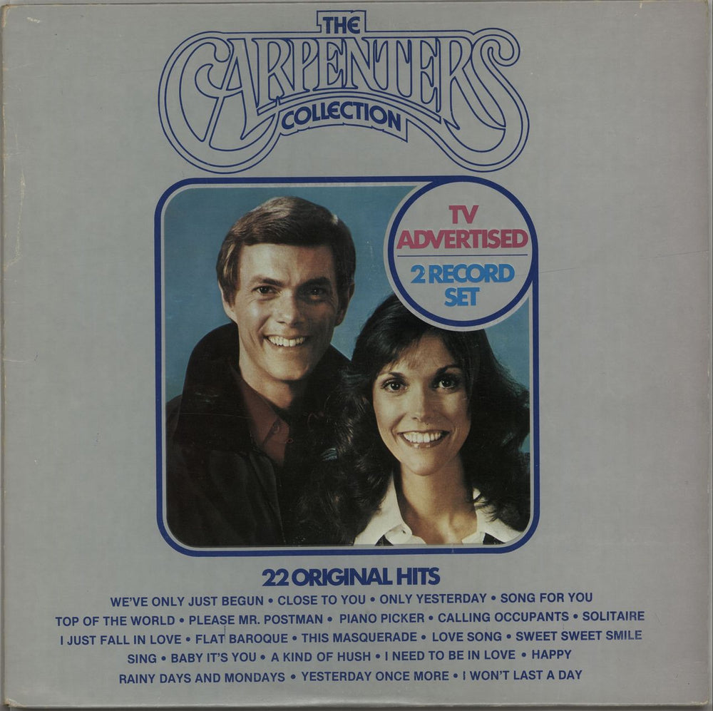 Carpenters The Collection Canadian 2-LP vinyl record set (Double LP Album) TVLP78041