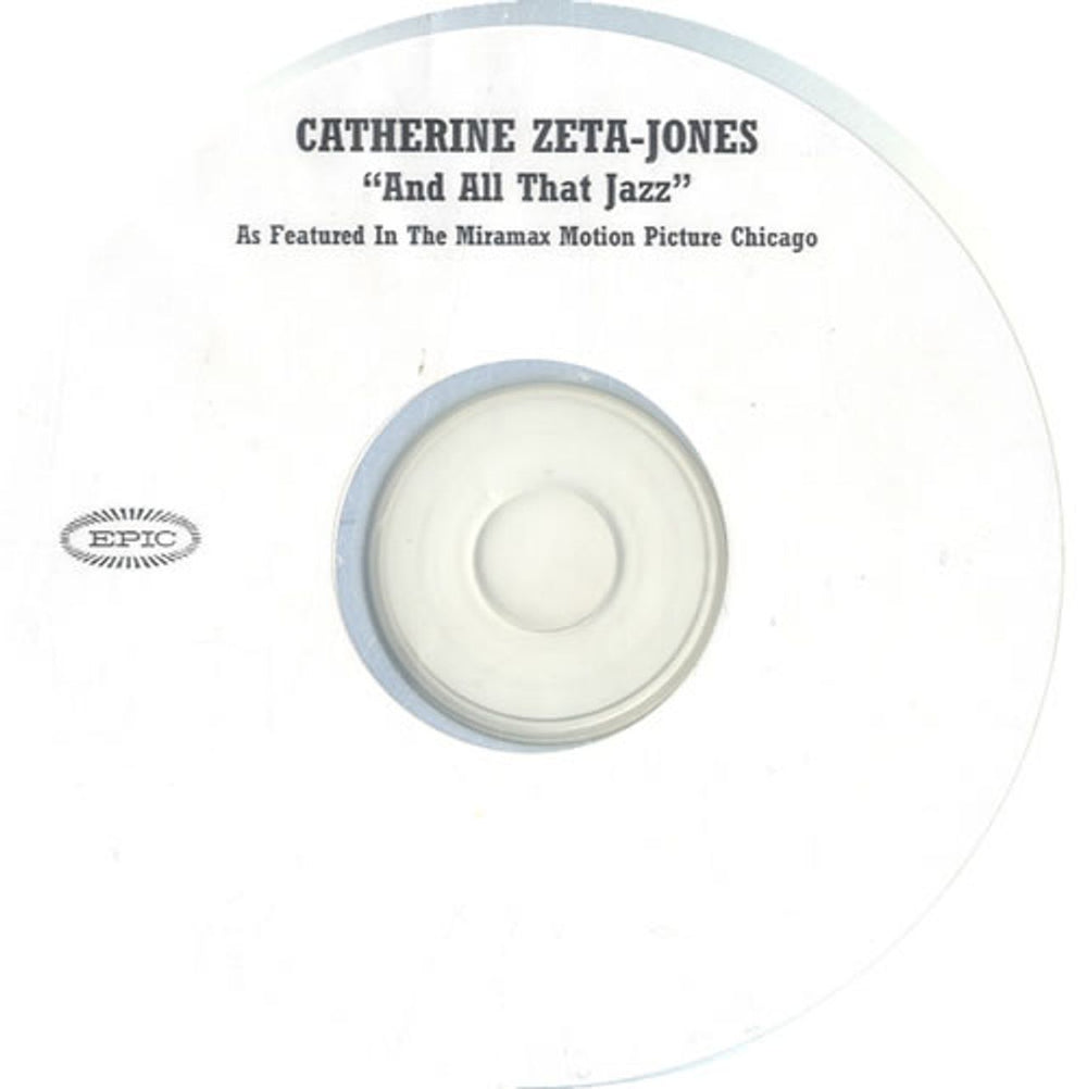 Catherine Zeta Jones And All That Jazz US Promo CD-R acetate CZJCRAN243923