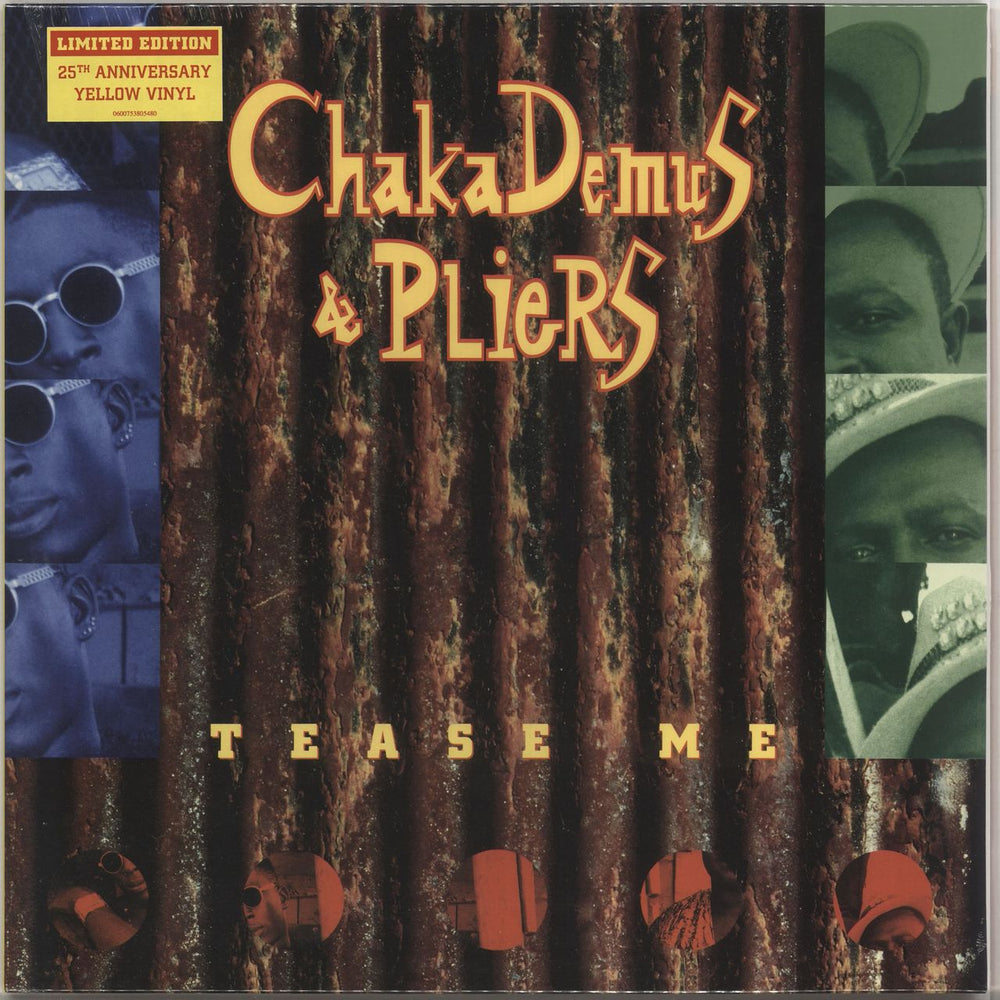 Chaka Demus & Pliers Tease Me - RSD18 - Yellow Vinyl - Sealed UK 12" vinyl single (12 inch record / Maxi-single) 0600753805480