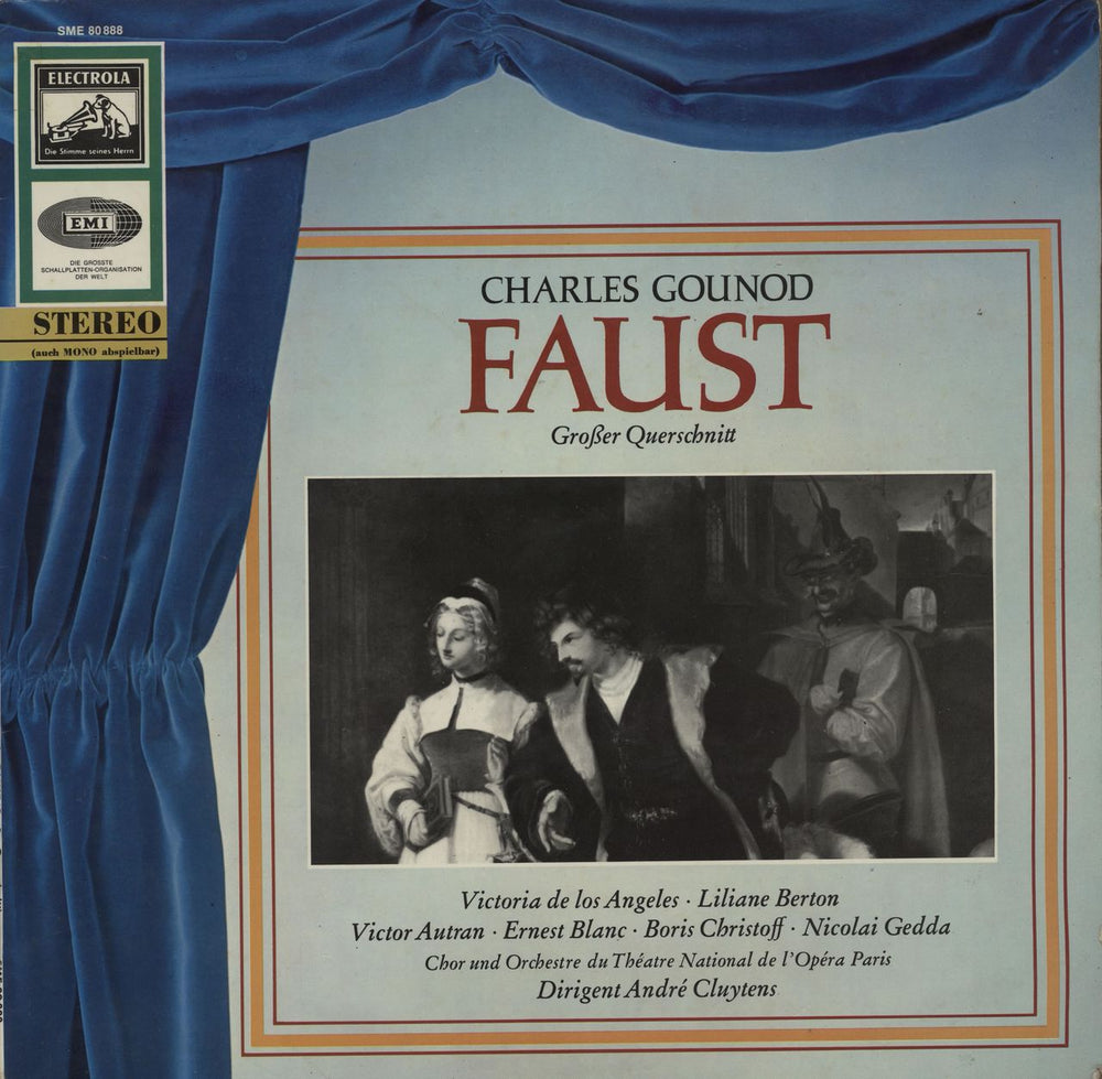 Charles Gounod Highlights From Gounod's Faust German vinyl LP album (LP record) SME80888