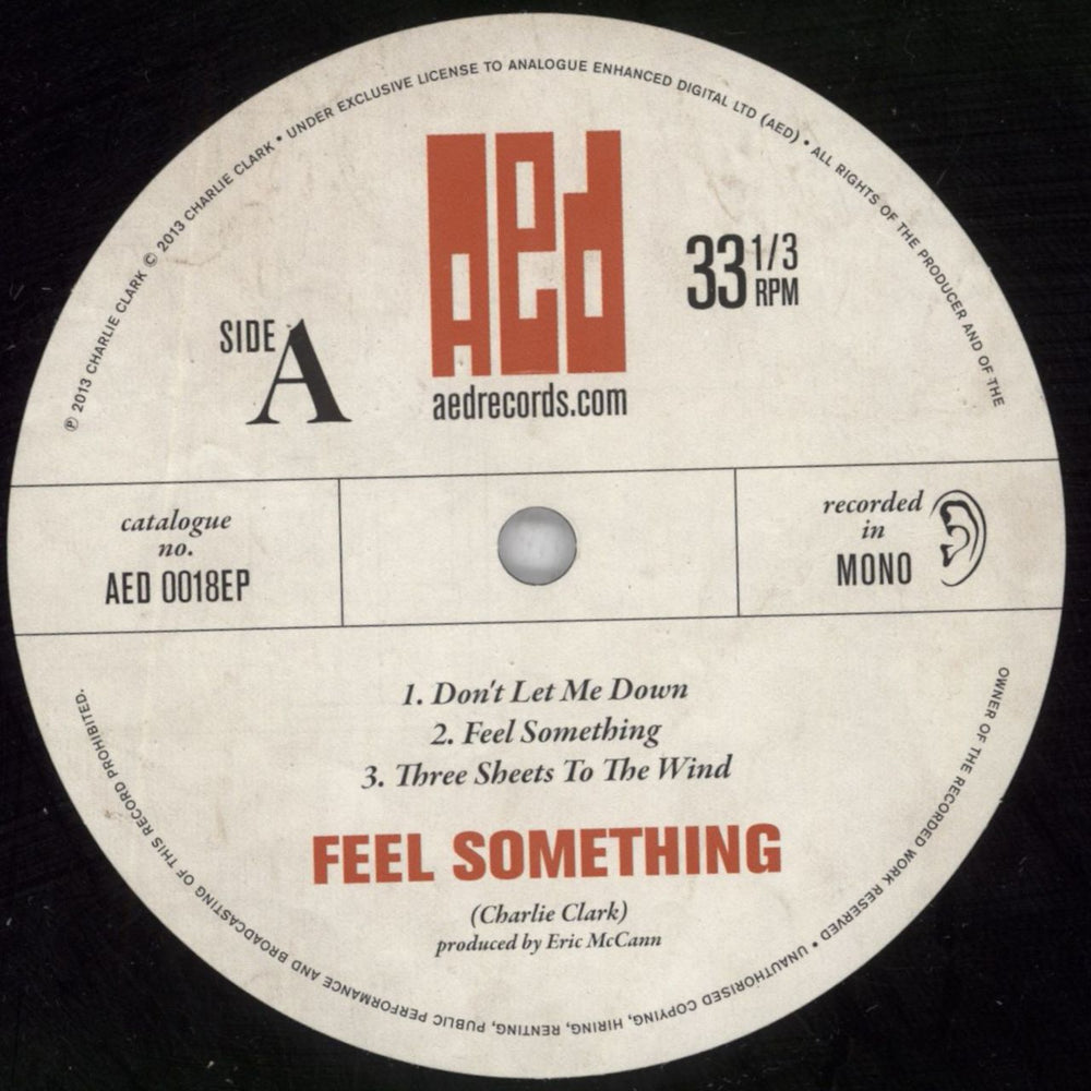 Charlie Clark Feel Something US 10" vinyl single (10 inch record) 52A10FE817972