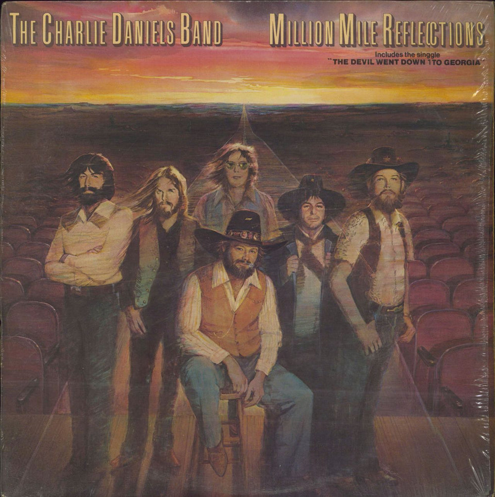 Charlie Daniels Million Mile Reflections - Shrink UK vinyl LP album (LP record) EPC83446