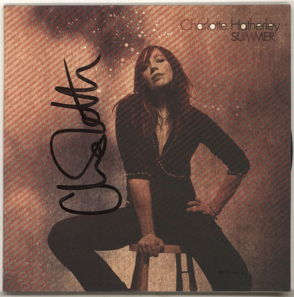 Charlotte Hatherley Summer - Autographed UK 7" vinyl single (7 inch record / 45) DD2014