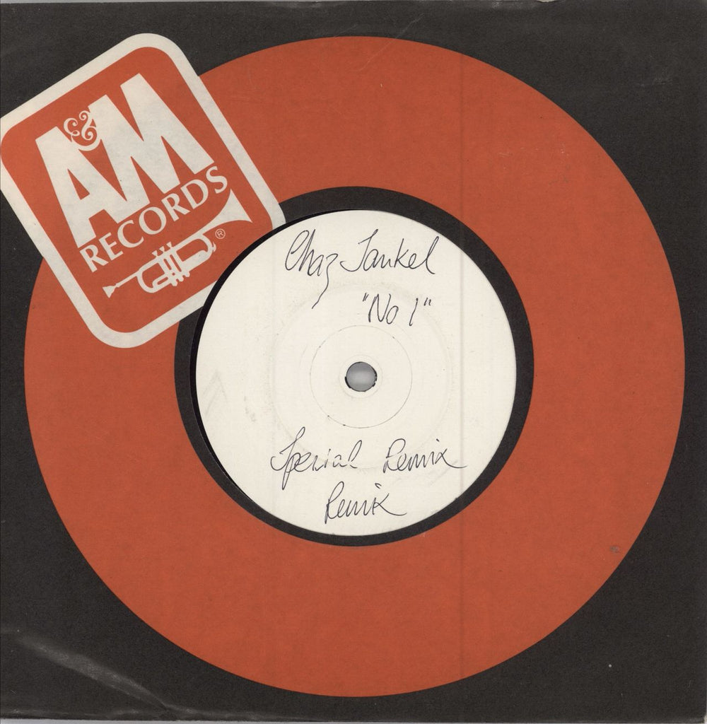 Chas Jankel No. 1 Special Remix Remix UK Promo 7" vinyl single (7 inch record / 45) AM228