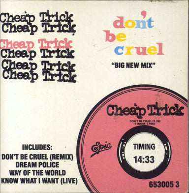 Cheap Trick Don't Be Cruel [Remix] Dutch 3" CD single (CD3) 6530053