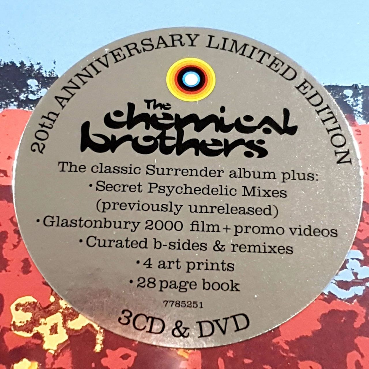 Chemical Brothers Surrender - 3-CD/1-DVD UK Cd album box set