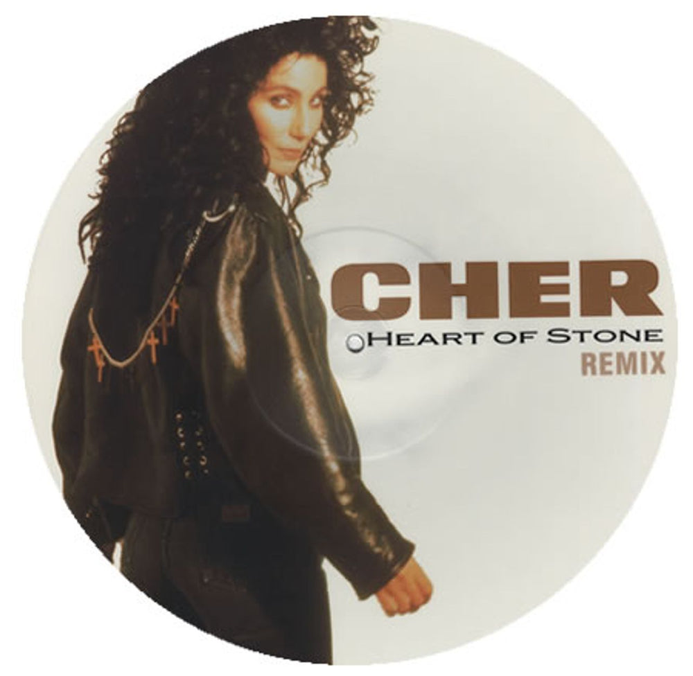 Cher Heart Of Stone UK 12" vinyl picture disc (12 inch picture record) GEF75TP