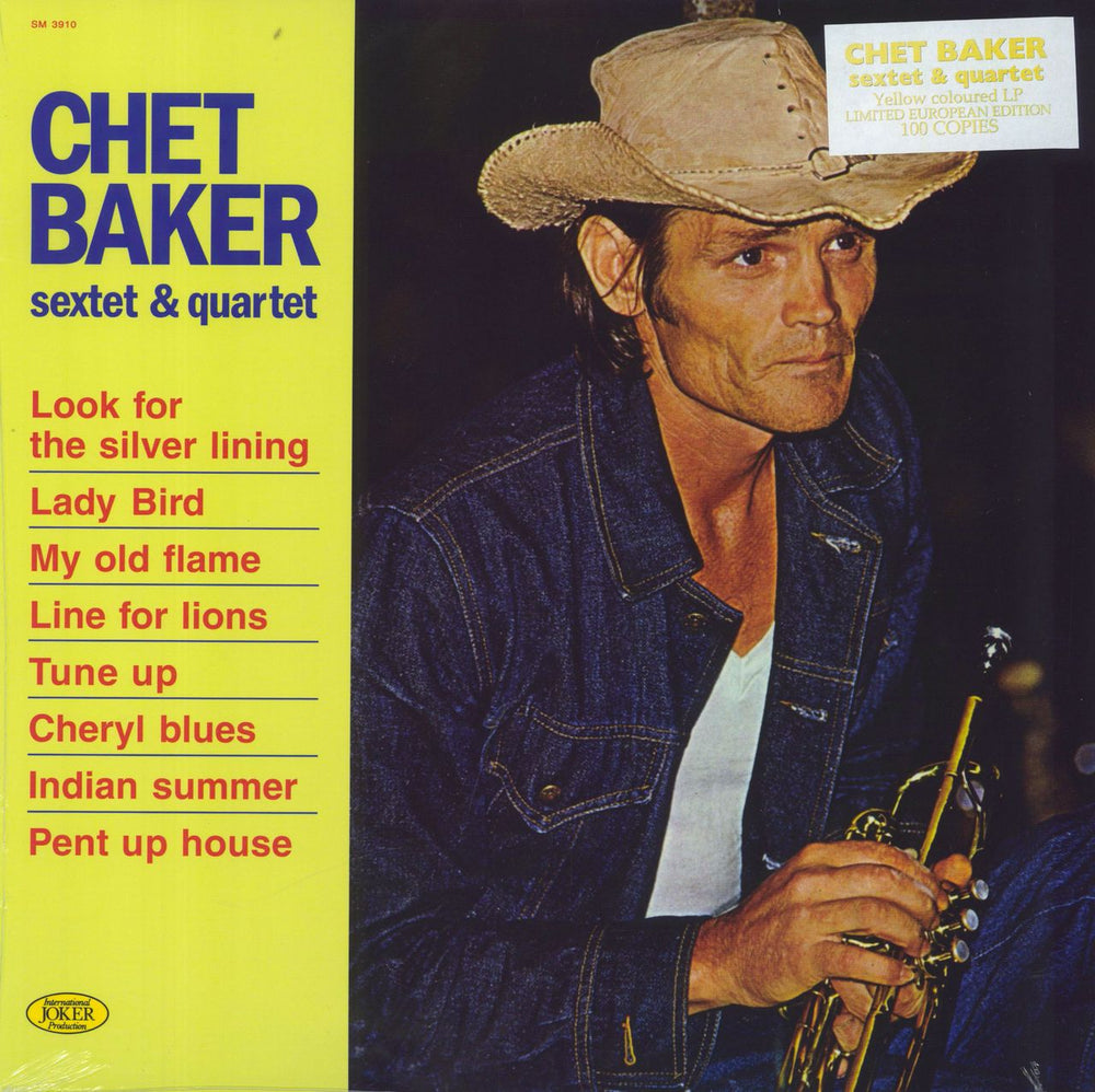 Chet Baker Sextet & Quartet - 180gm Yellow Vinyl - Sealed Italian vinyl LP album (LP record) SM3910