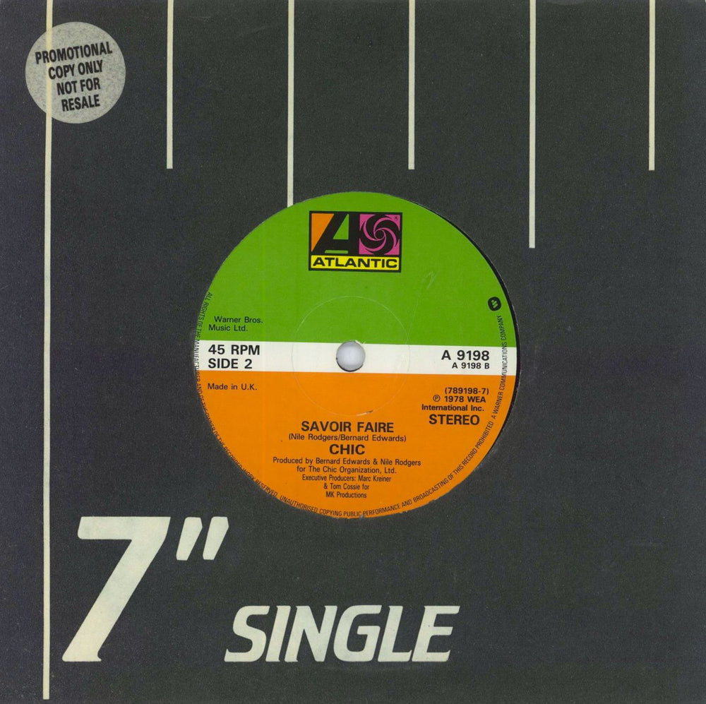 Chic Jack Le Freak - Solid UK 7" vinyl single (7 inch record / 45)