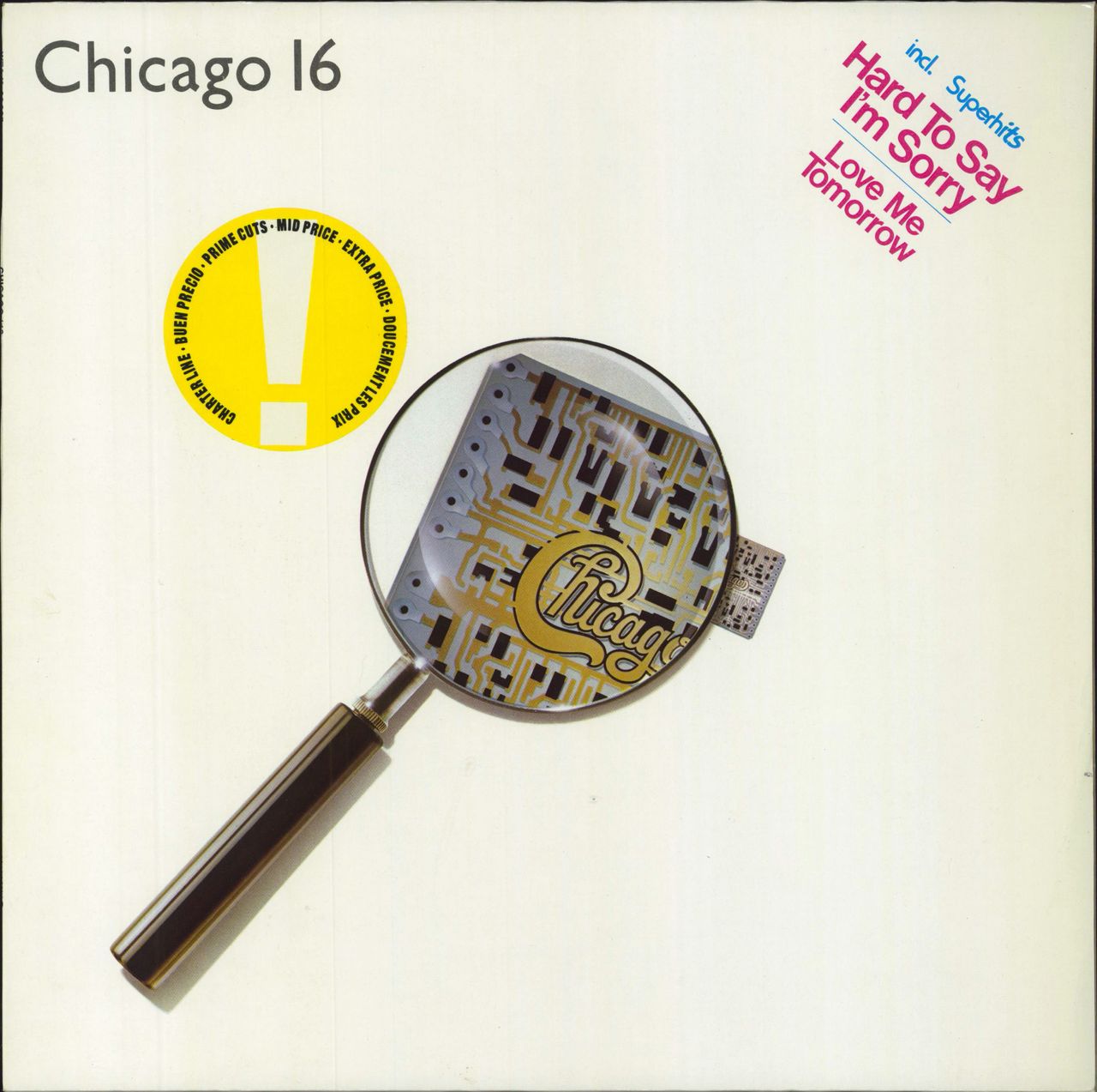 Chicago Chicago 16 - Barcoded Sleeve German Vinyl LP — RareVinyl.com