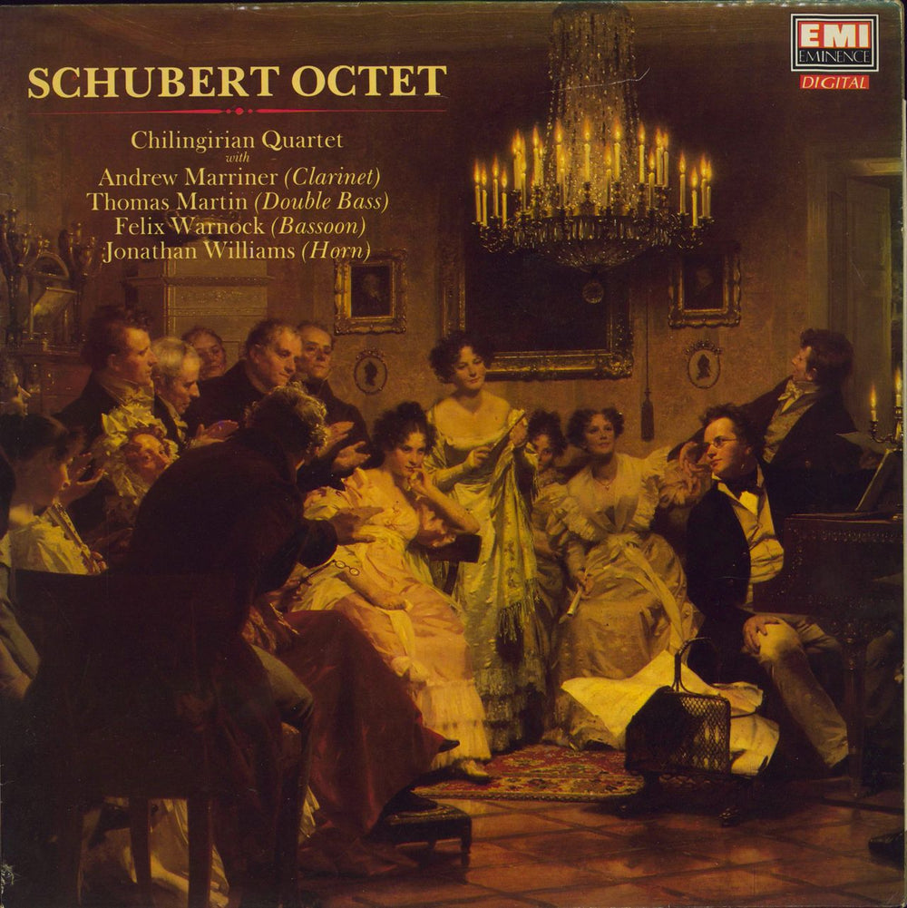 Chilingirian String Quartet Schubert: Octet in F Major, D.803 UK vinyl LP album (LP record) EMX2109