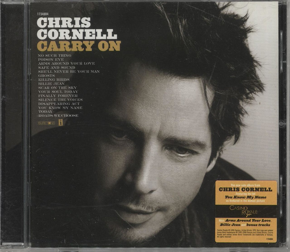 Chris Cornell Carry On UK CD album (CDLP) 1734884