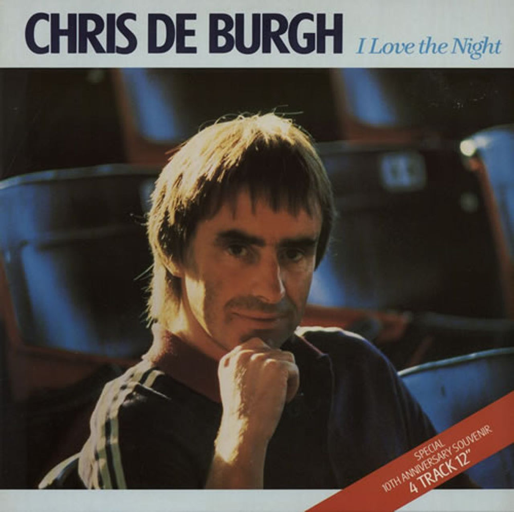 Chris De Burgh I Love The Night UK 12" vinyl single (12 inch record / Maxi-single) AMX202