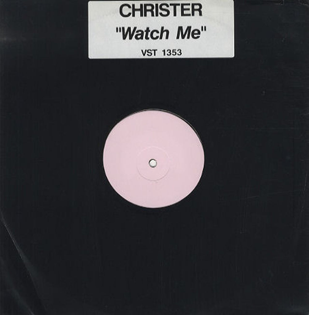 Christer Watch Me UK Promo 12" vinyl single (12 inch record / Maxi-single) VST1353