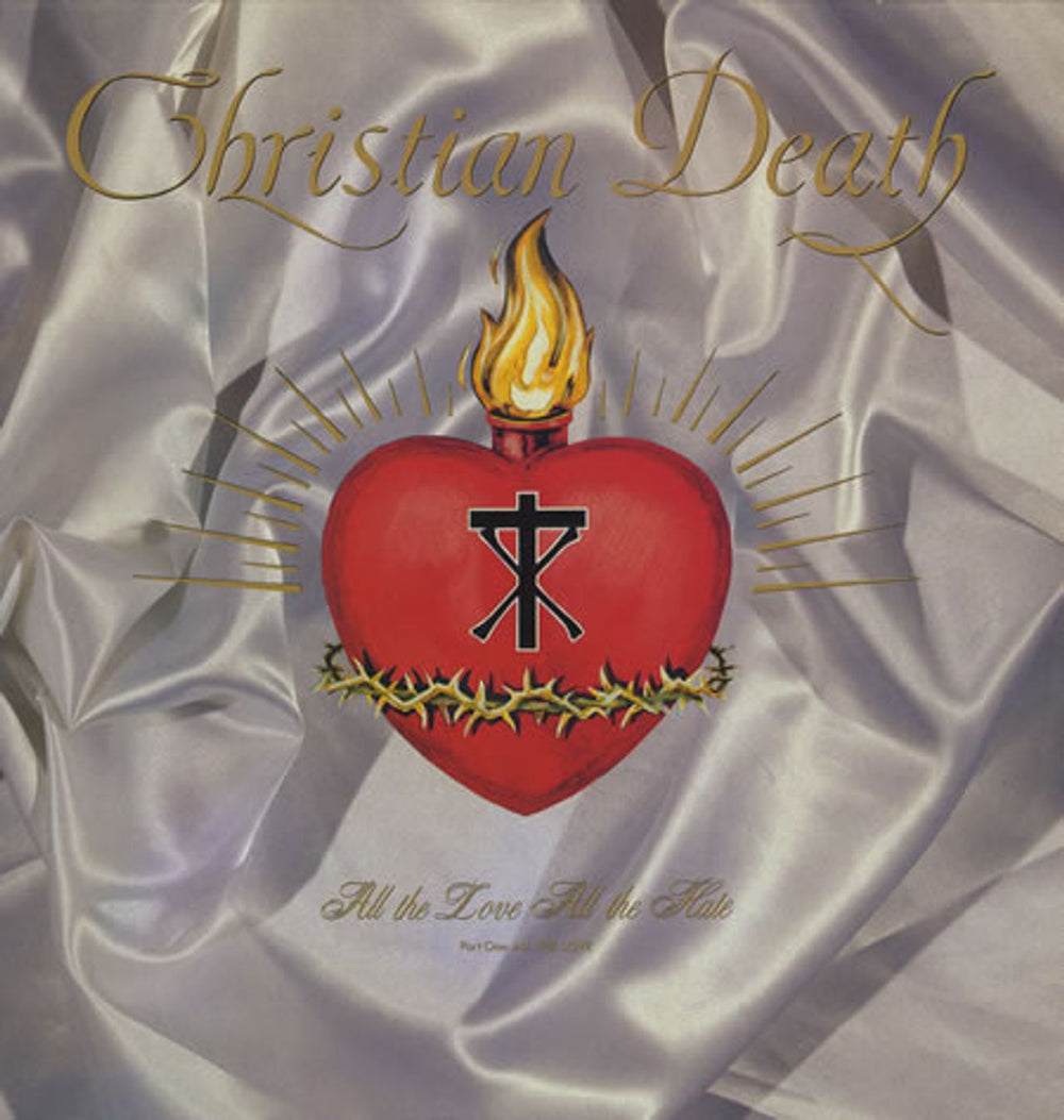 Christian Death All The Love All The Hate - Part One: All The Love UK vinyl LP album (LP record) FREUD33