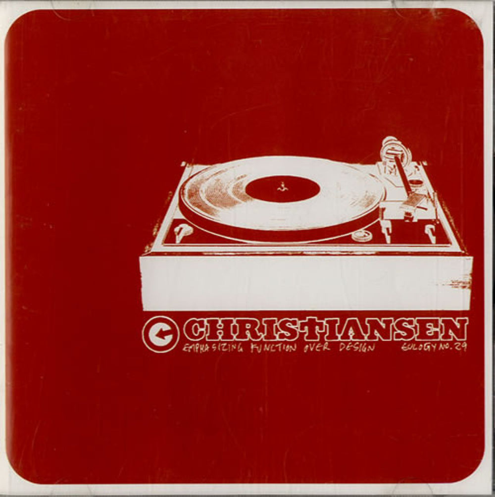 Christiansen Emphasizing Function Over Design US CD album (CDLP) ER29