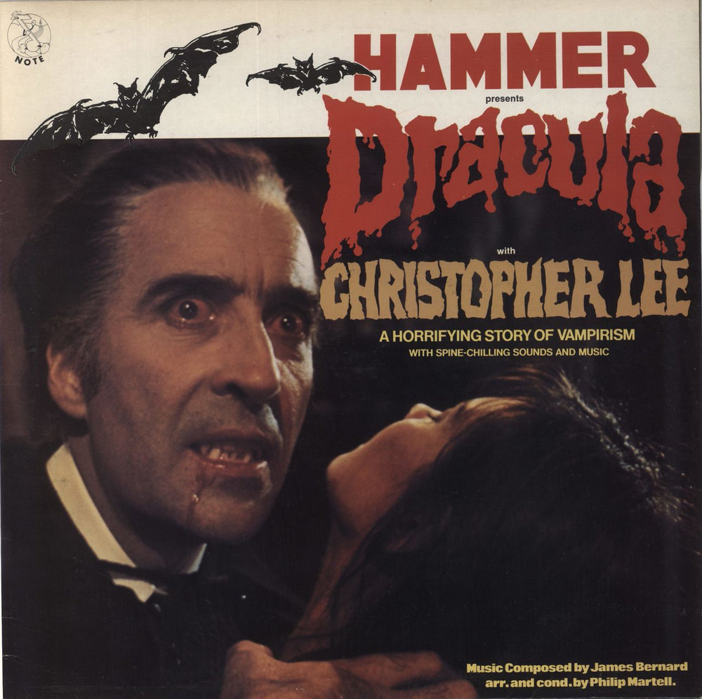 Christopher Lee Hammer Presents Dracula UK vinyl LP album (LP record) NTS186