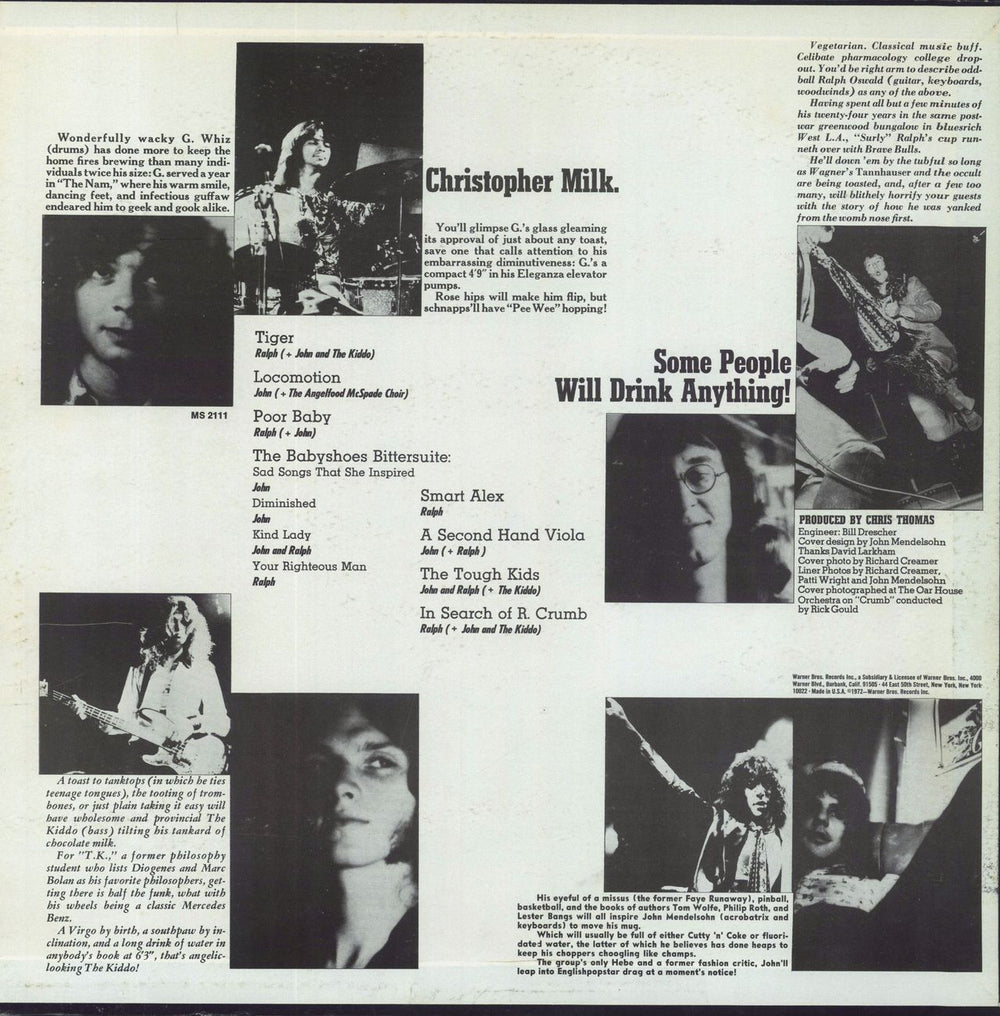 Christopher Milk Some People Will Drink Anything US vinyl LP album (LP record)