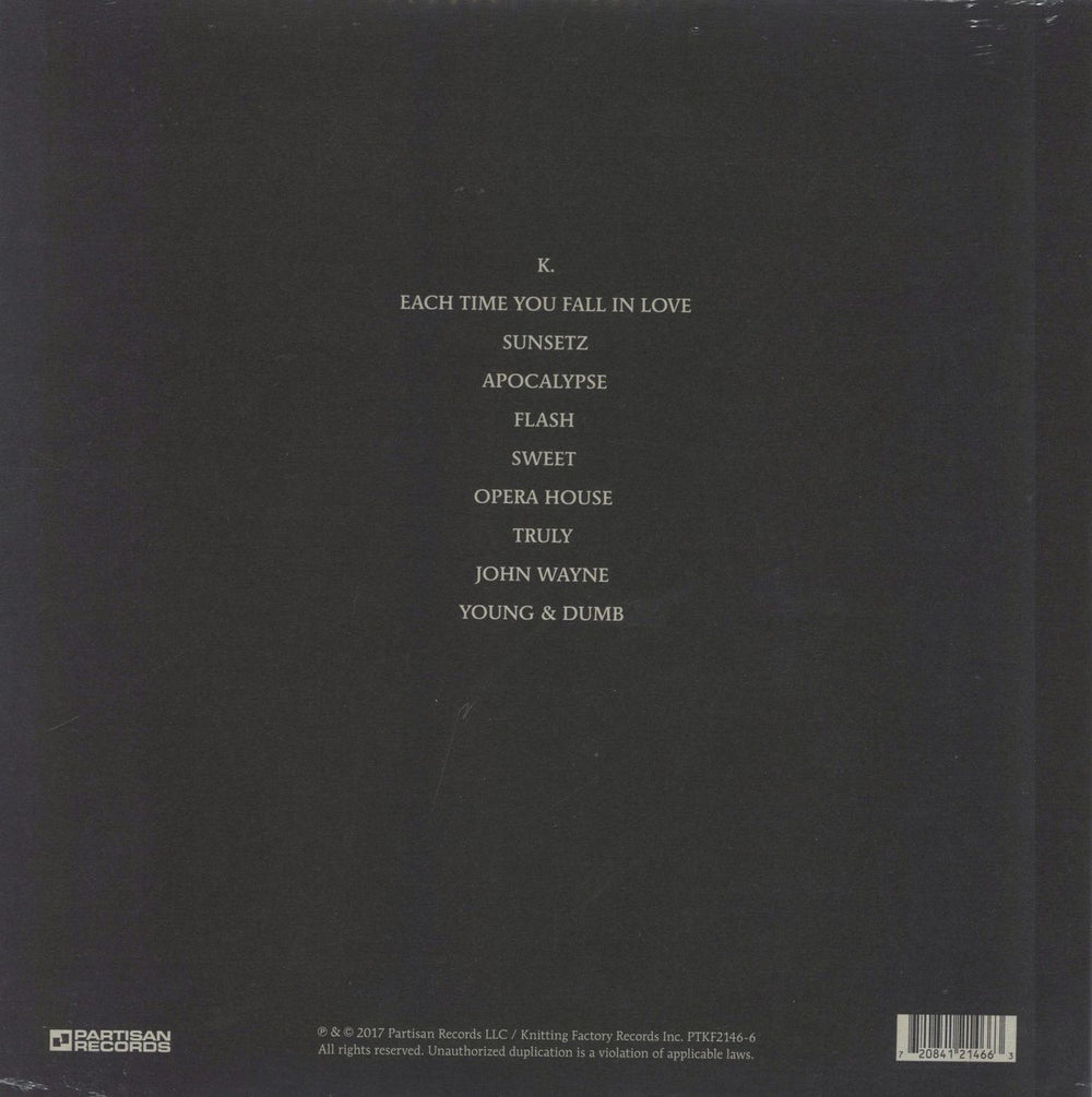 Cigarettes After Sex Cigarettes After Sex - Sealed UK picture disc LP (vinyl picture disc album) 720841214663