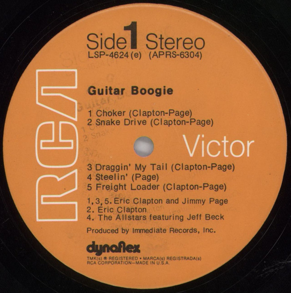 Clapton, Beck & Page Guitar Boogie US vinyl LP album (LP record) F3ELPGU819807