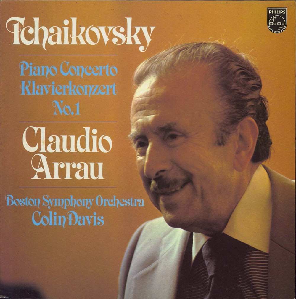 Claudio Arrau Tchaikovsky: Piano Concerto No. 1 Dutch vinyl LP album (LP record) 9500695