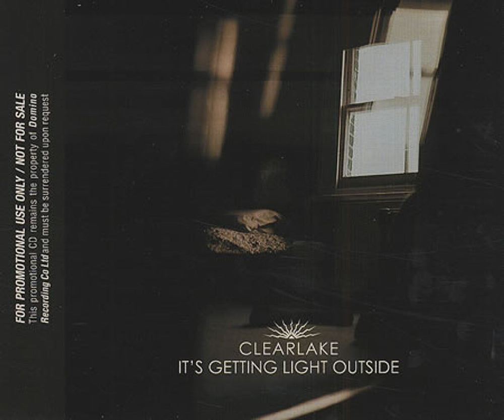 Clearlake It's Getting Light Outside UK Promo CD single (CD5 / 5") RUG233CDP