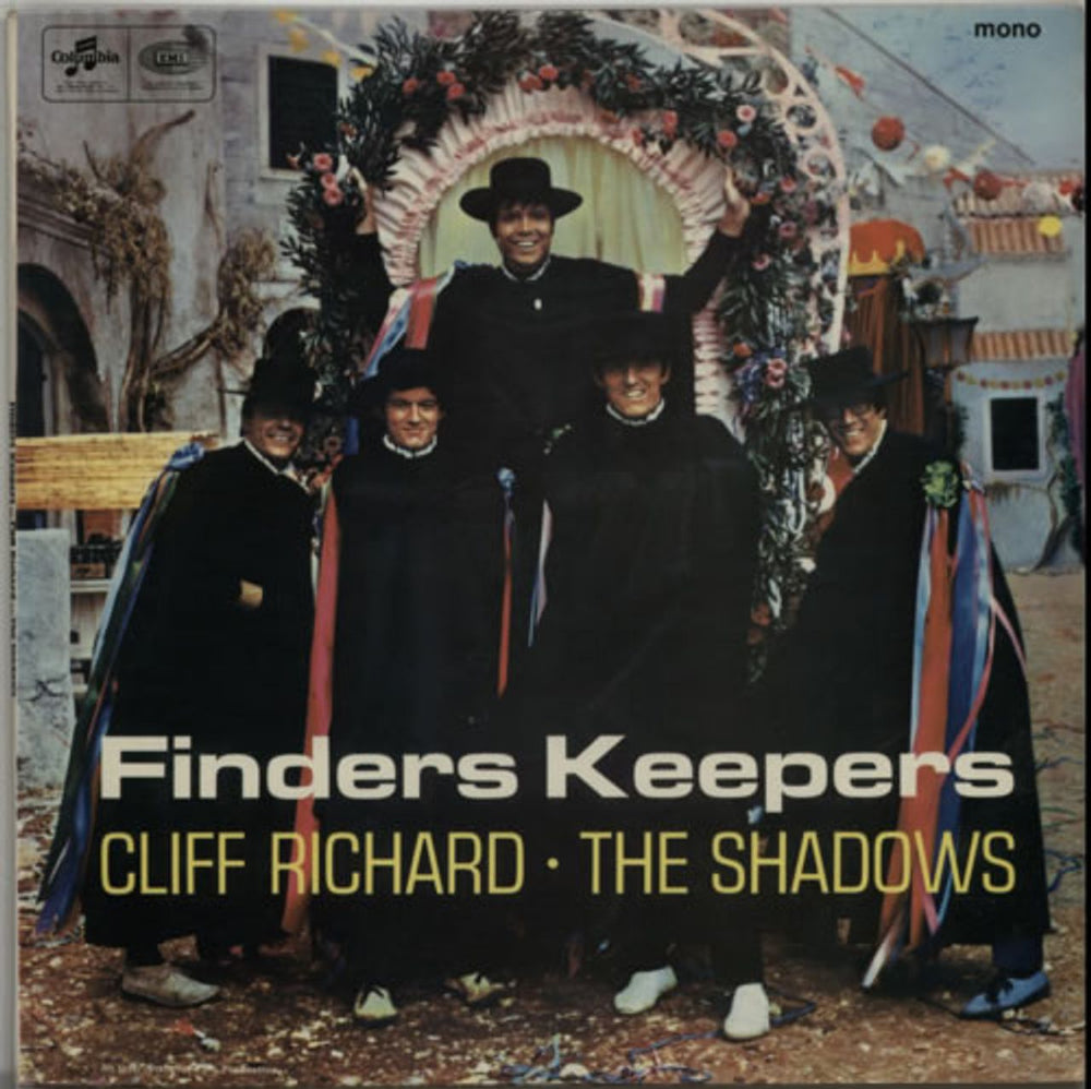 Cliff Richard Finders Keepers UK vinyl LP album (LP record) SX6079