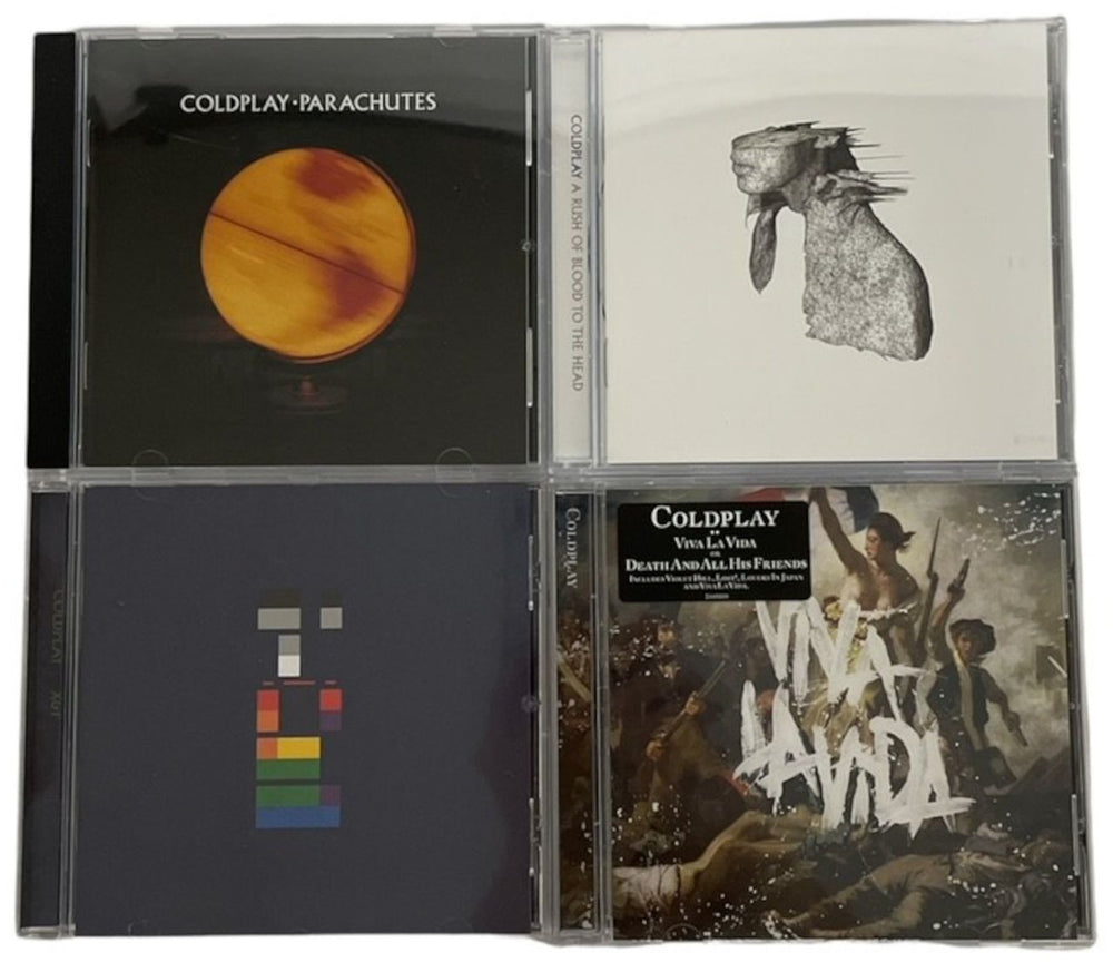 Coldplay 4CD Catalogue Set UK CD Album Box Set DPYDXCD795979