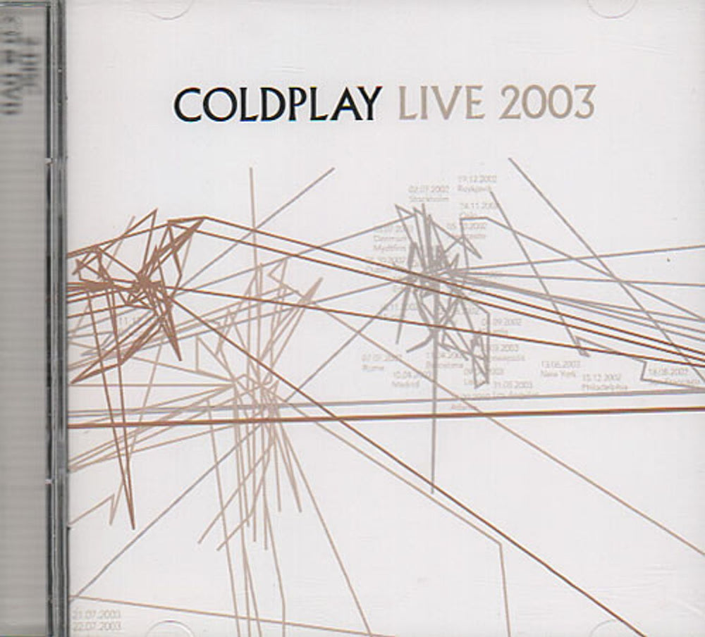 Coldplay Live 2003 German 2-disc CD/DVD set 2269199